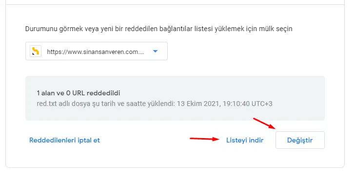 Google Disavow
